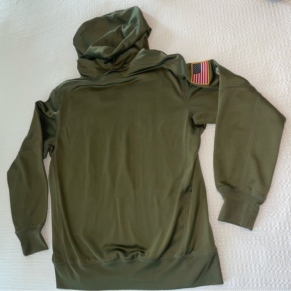 Chicago Bears Nike Salute To Service Green Army Hooded Sweatshirt Mens Large - Picture 8 of 10